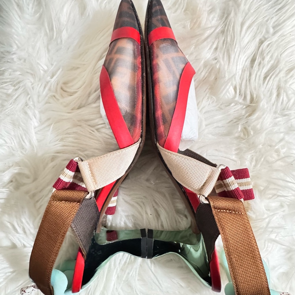 Stylish Red and Brown Women's Shoes - Picture 11 of 11